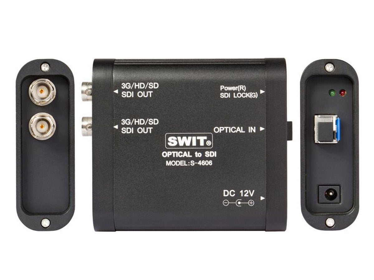 Swit S-4606 Optical to SDI Converter