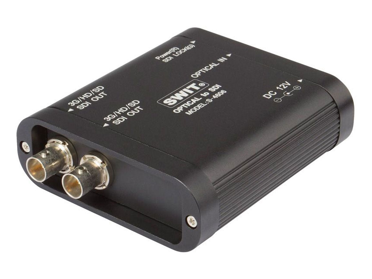 Swit S-4606 Optical to SDI Converter