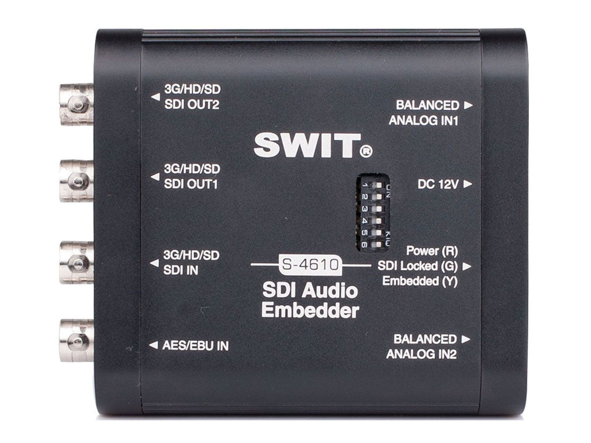 Swit S-4610 SDI Audio Embedder