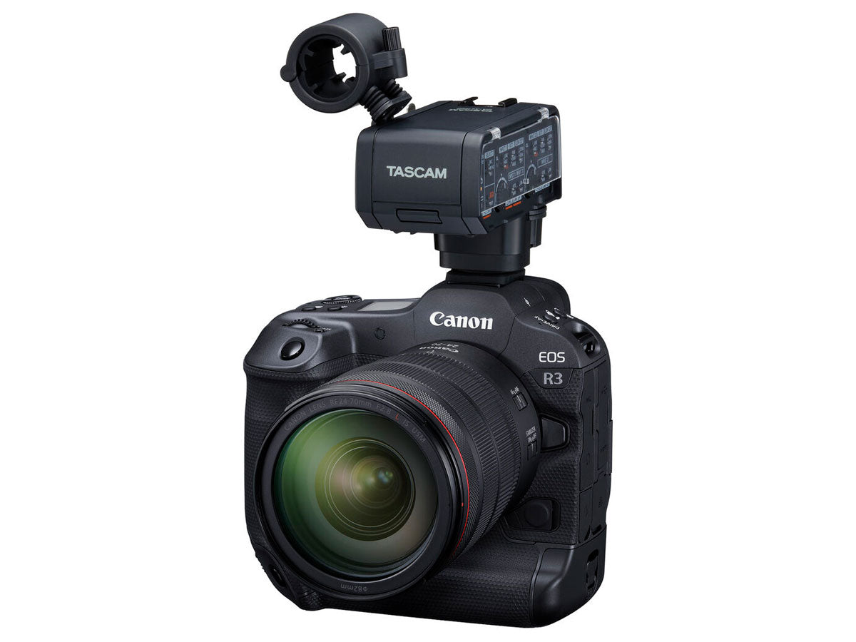 Tascam XLR Microphone Adapter for Mirrorless Canon Cameras