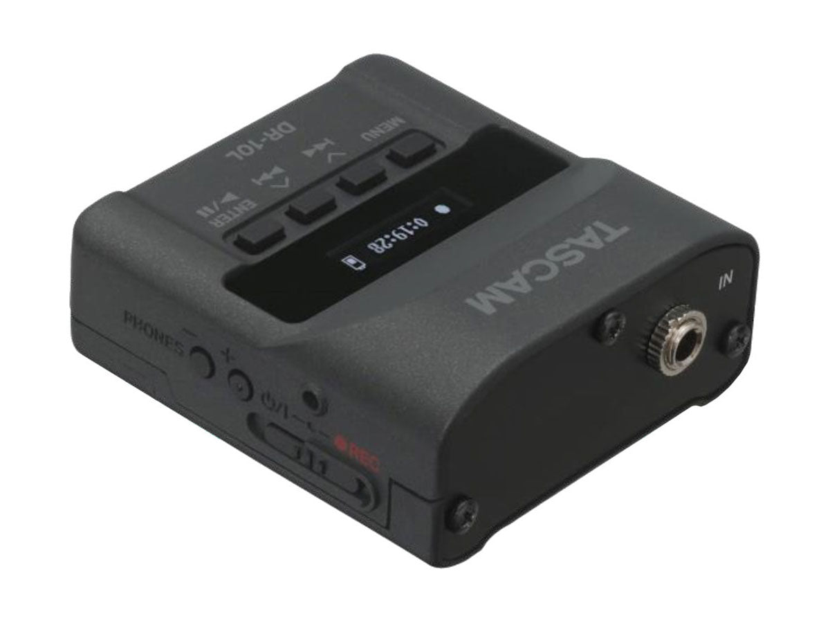 Tascam DR-10L Digital Audio Recorder with Lavalier Mic