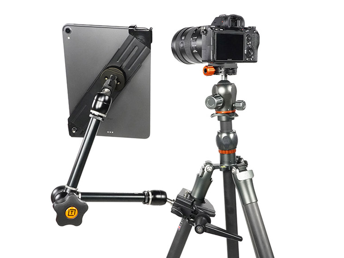 Tether Tools AeroTab iPad Clamp w/ Bracket + Baby Adapter (large)