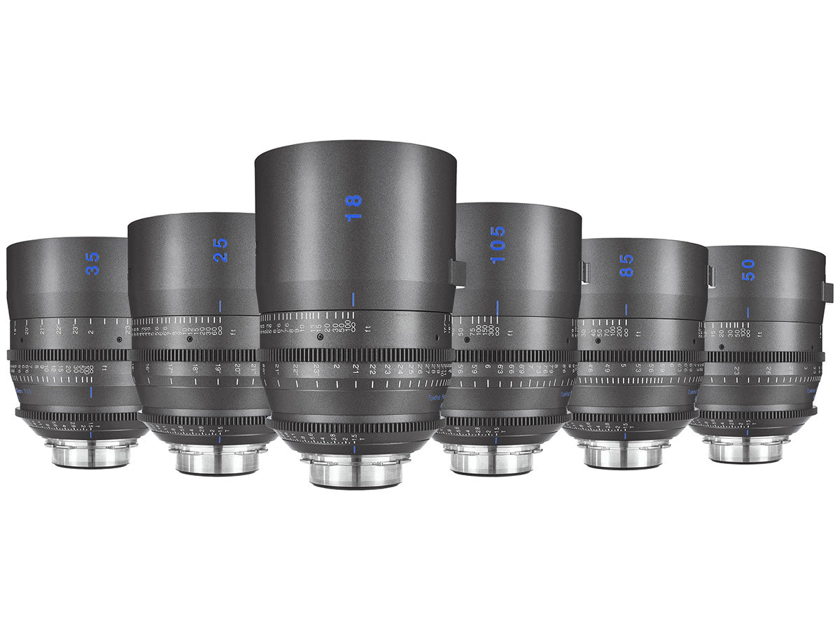 Tokina Cinema Vista One 6-Lens Kit PL Mount Imperial (18mm, 25mm, 35mm, 50mm, 85mm,105mm)