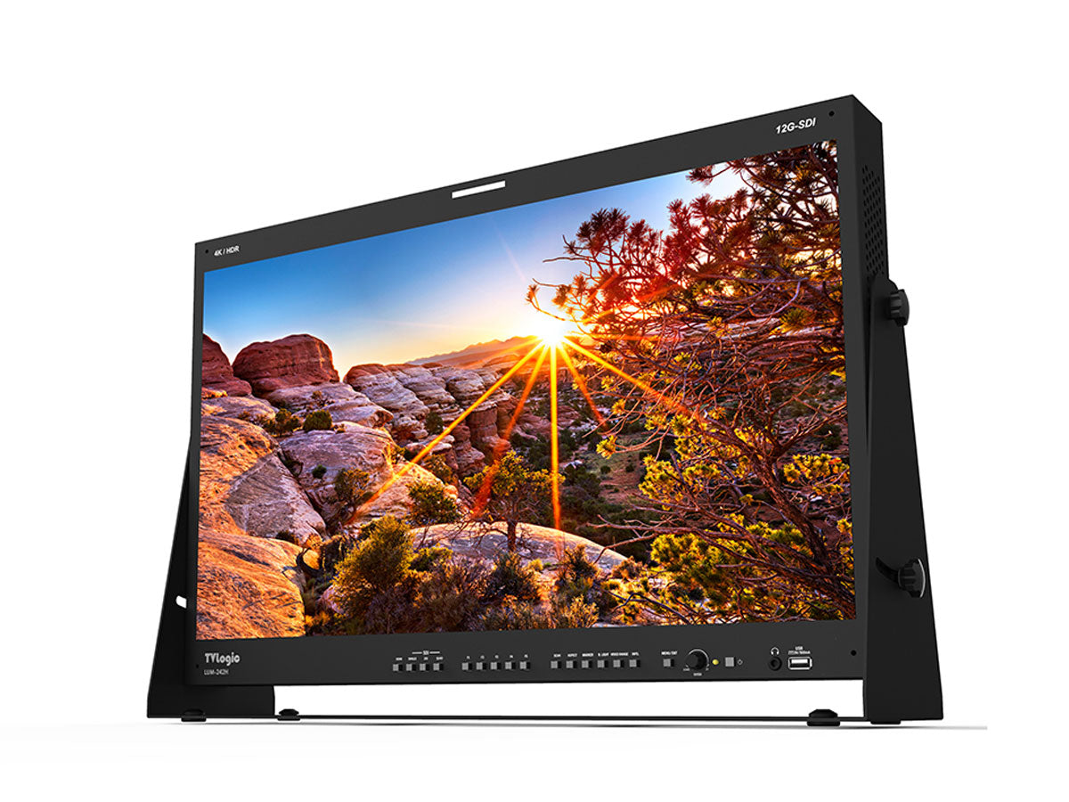 TV Logic LUM-242H 24" 4K High Brightness HDR Emulation Monitor