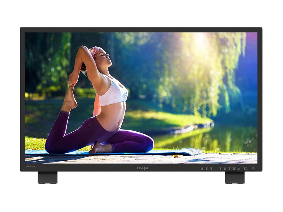 TV Logic LUM-430M2 43" 4K/UHD HDR Emulation Monitor