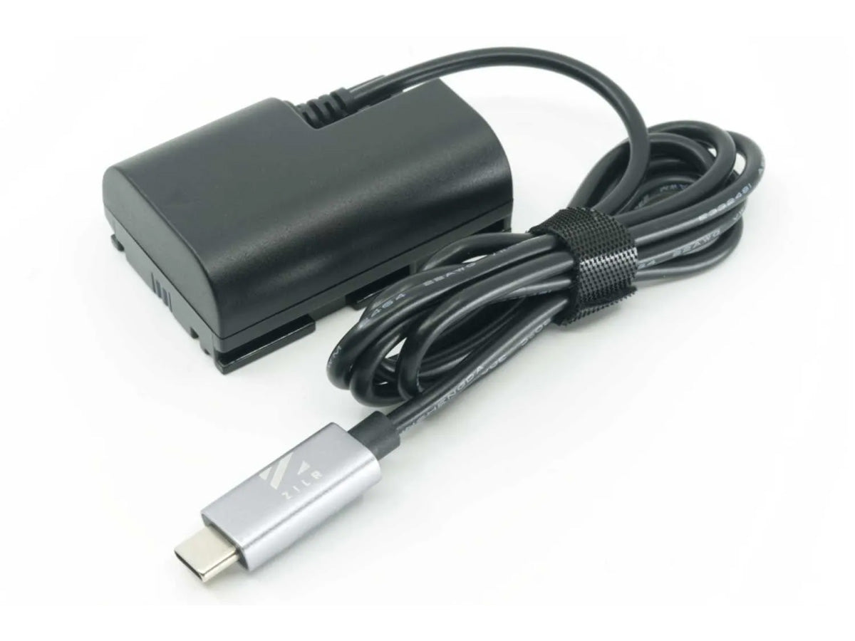 ZILR USB-C to Canon LP-E6 Battery Power Adapter