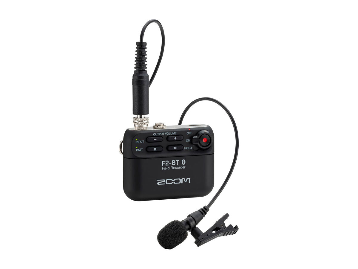 Zoom F2-BT Field Recorder & Lavalier Mic