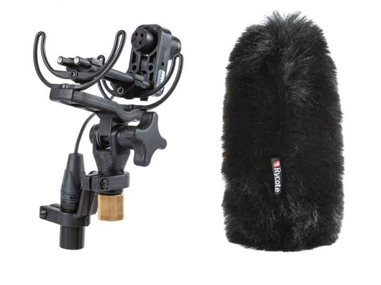 Rycote Softie-Lite 21mm Slip-On Windshield Kit with INV-Lite Shock-mount