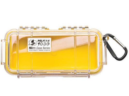 Peli 1030 Micro Case - Clear/Yellow