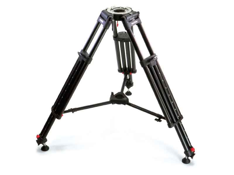 Sachtler OB-2000 Aluminum 1-Stage Studio Tripod Legs With Mid-Level Spreader + Rubber Feet