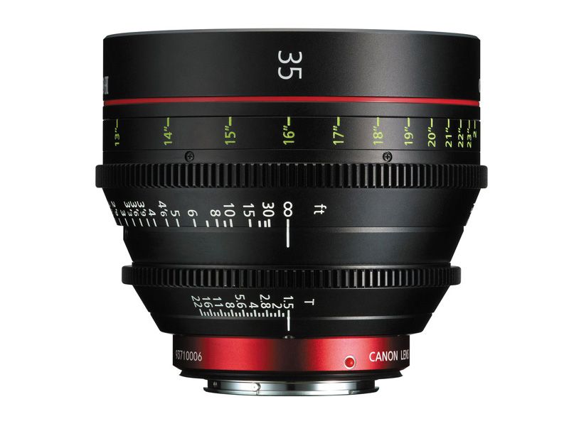 Canon CN-E 35mm T1.5 L F Cine Prime Lens EF Mount