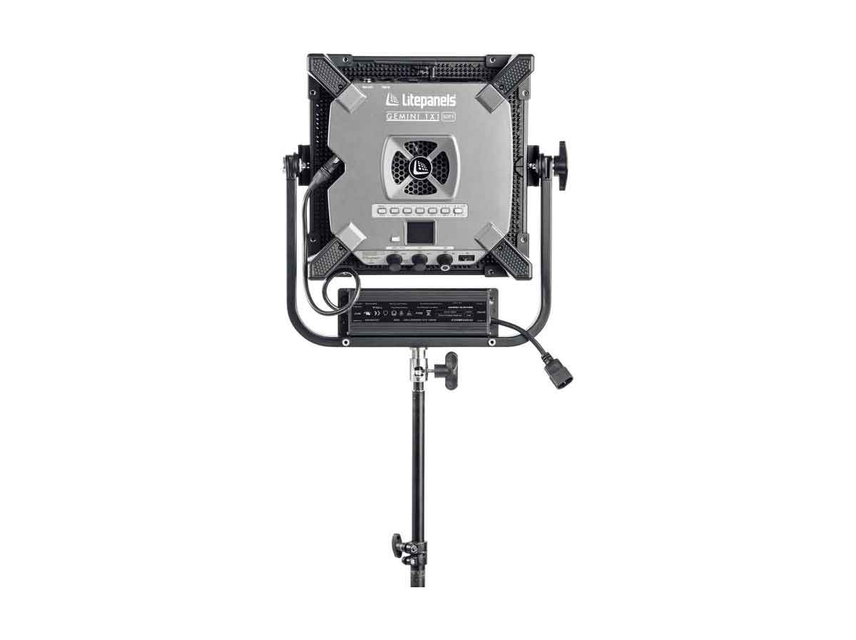 LitePanels Gemini 1x1 Soft Bi-Colour RGBWW LED Light Soft Panel with Pole Operated Yok