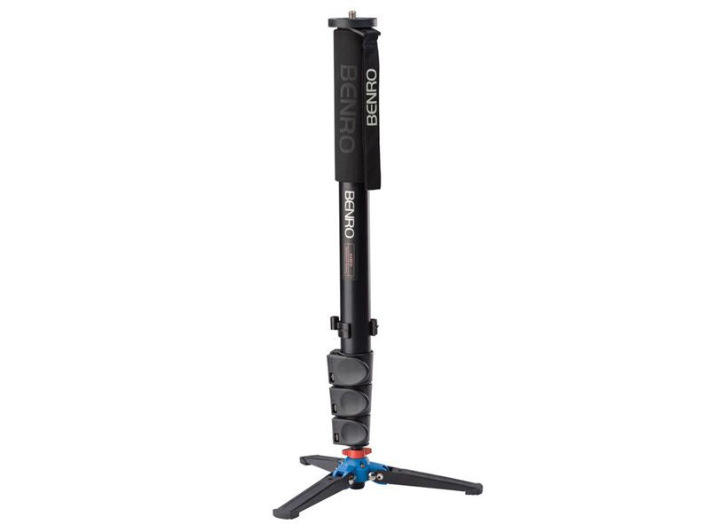 Benro A48FD Series 4 Aluminum Monopod with 3-Leg Locking Base