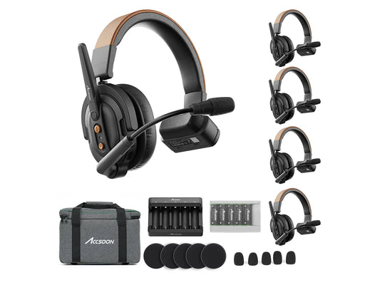 Accsoon CoMo SE Wireless Intercom System - 1 Host/4 Remote