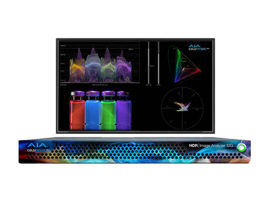 AJA HDR Image Analyzer 12G HDR Waveform, Histogram and Vectorscope Monitoring