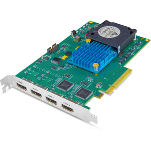 AJA KONA HDMI - Four Channel Capture Card 1x 4K/UltaHD or 4x 2K/ HD PCIe 2.0, 8-lane, Multi Channel or Single Channel