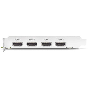 AJA KONA HDMI - Four Channel Capture Card 1x 4K/UltaHD or 4x 2K/ HD PCIe 2.0, 8-lane, Multi Channel or Single Channel