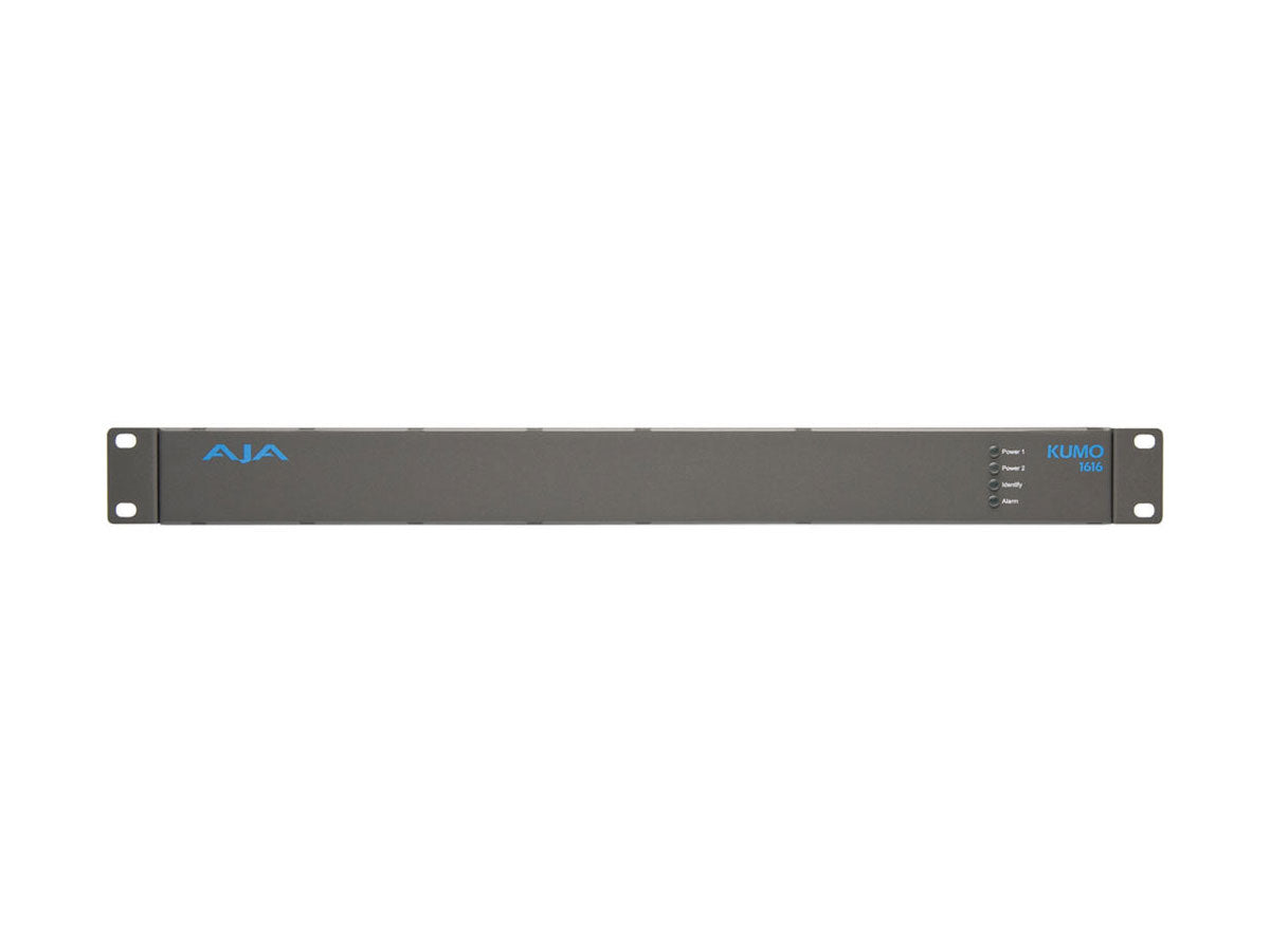 AJA KUMO 1616-12G (KUMO161612G) 16x16 Compact 12G-SDI Router with 1 Power Supply