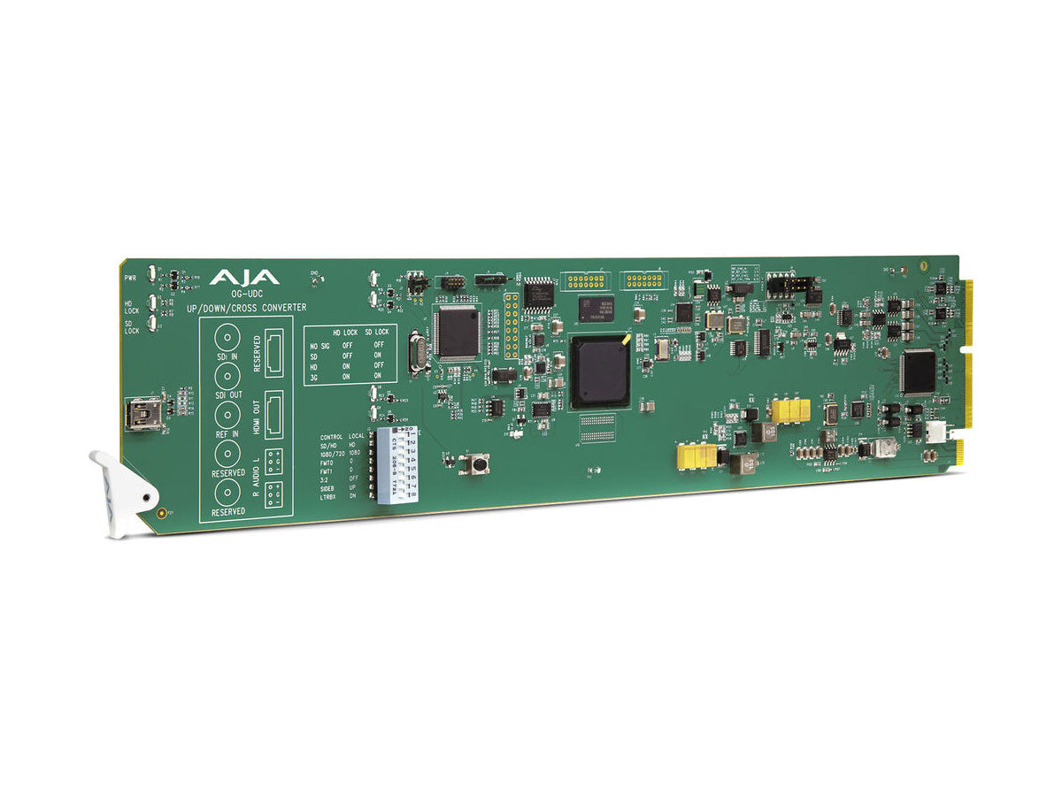AJA OG-UDC (OGUDC) 3G-SDI Up, Down, Cross-Converter with Dashboard Support