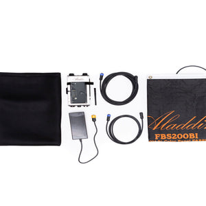 Aladdin FABRIC-LITE 20 Full Kit (200W Bi-Color) w Gold-Mount, Kit Case and Frame