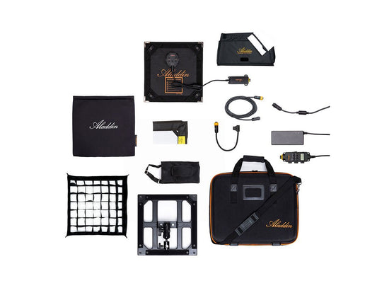 Aladdin ALL-IN 1 Color Gaffer KIT (50w Bi-Color, 20w RGB)