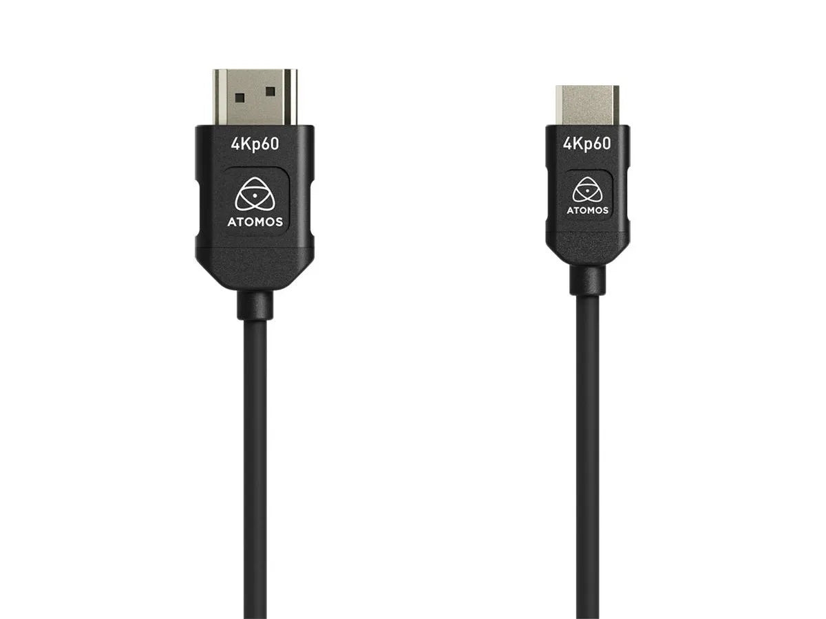 Atomos 4K60p HDMI Silicon Cable - Mini to Full HDMI - 45cm