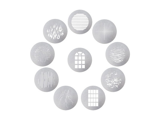 Aputure Spotlight Max 10 Piece Gobo Kit - Size A