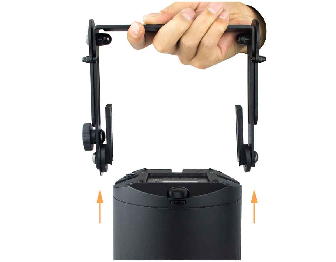 Astera AX5 TriplePar with flood and wallwash filter (BTB)