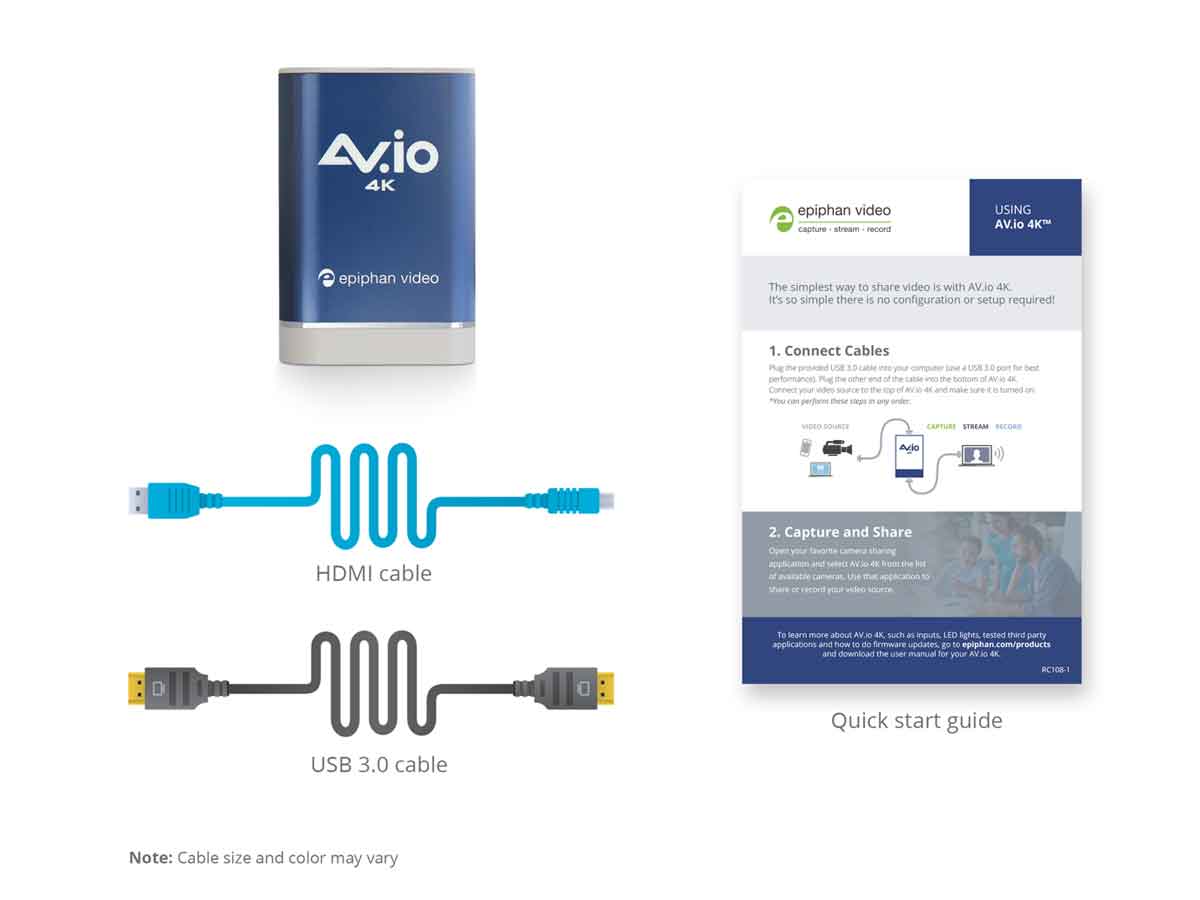 Epiphan AV.io 4K USB 3.0 Video Grabber