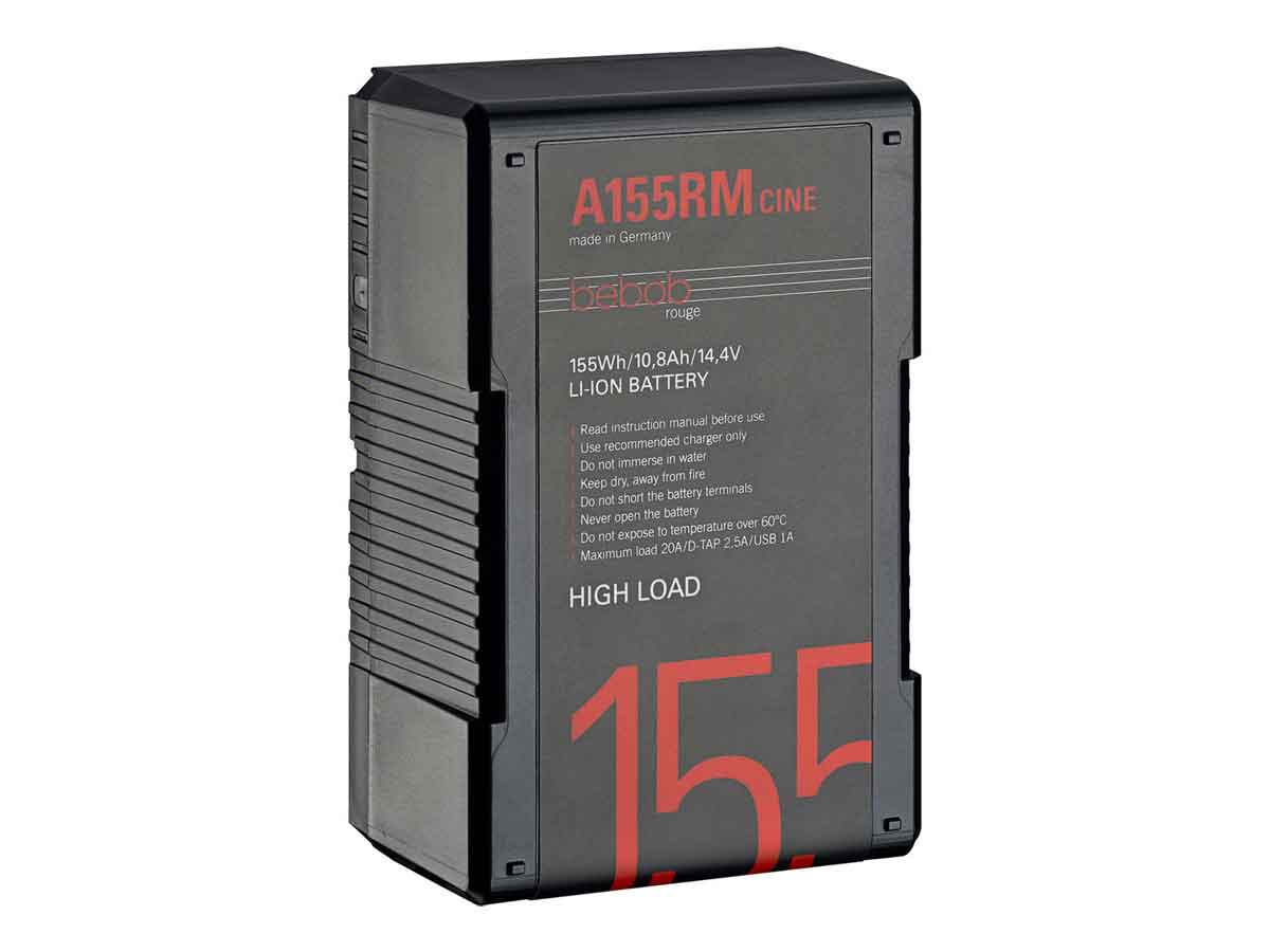 BebobA155RM-CINE 14.8V 155Wh High Load Gold Mount Li-Ion Battery