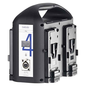 Bebob VS4 (VS4) 4-Channel V-Mount Simultaneous Charger - 75W DC-Out