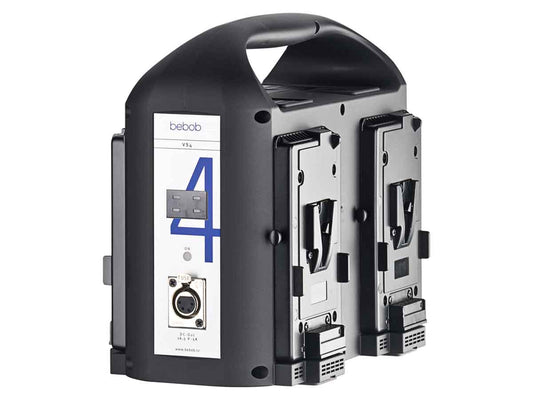 Bebob VS4 (VS4) 4-Channel V-Mount Simultaneous Charger - 75W DC-Out