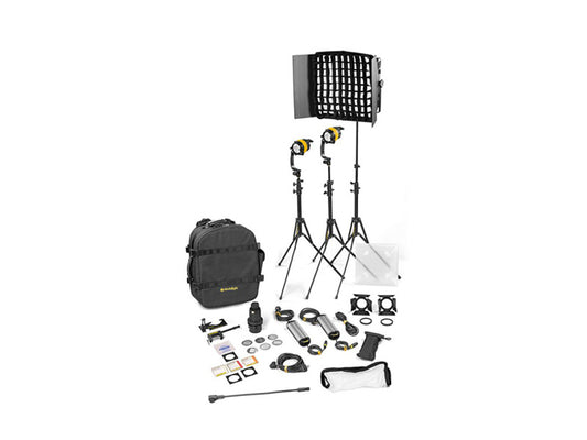 Dedolight 3 Light Kit Bi-Colour AC (Standard) (2x DLED/1x Felloni)