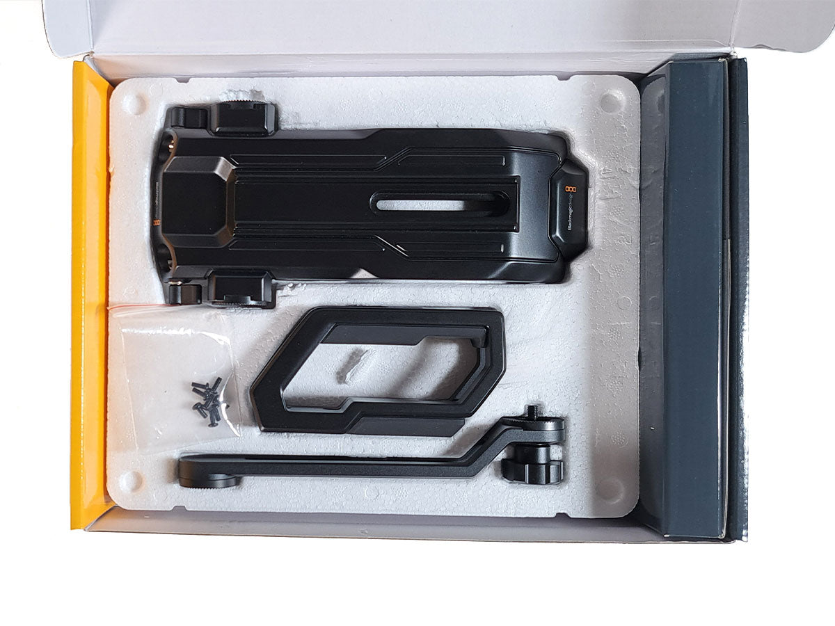 Box Open - Blackmagic URSA Mini Shoulder Kit