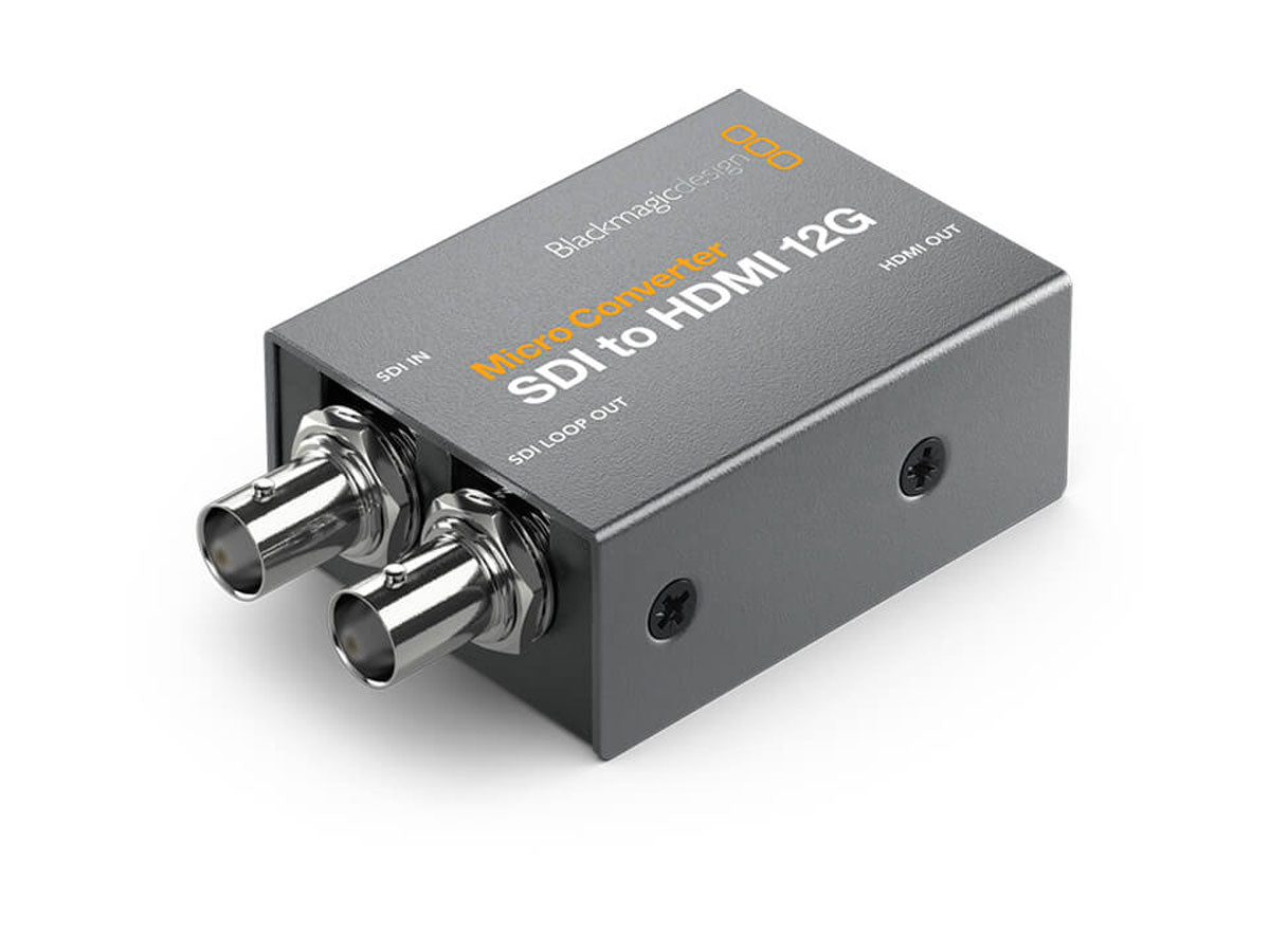 Blackmagic Design Micro Converter SDI to HDMI 12G w/Power Supply
