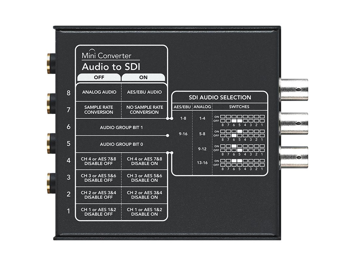 Blackmagic Design Mini Converter Audio to SDI