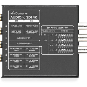 Blackmagic Design Mini Converter Audio to SDI 4K