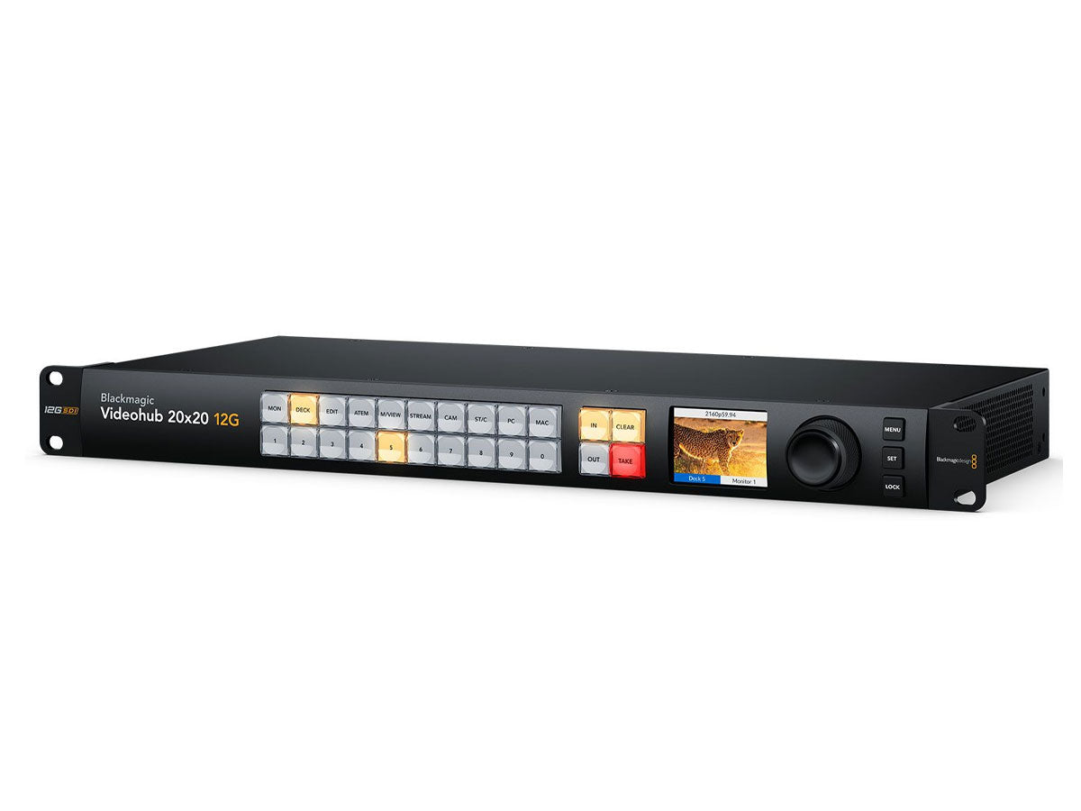 Blackmagic Videohub 20x20 12G
