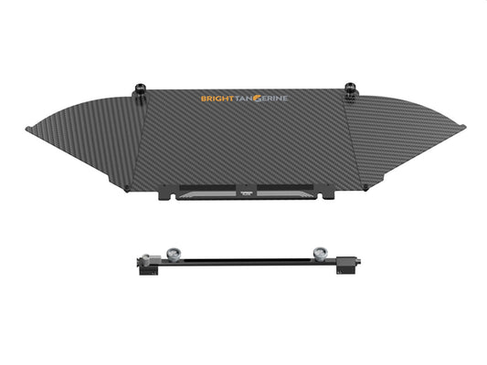 Bright Tangerine Carbon Fibre Bottom Flag (Misfit Kick & 360 Mk II)