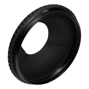 Bright Tangerine Black Hole Rubber Donut (143mm)