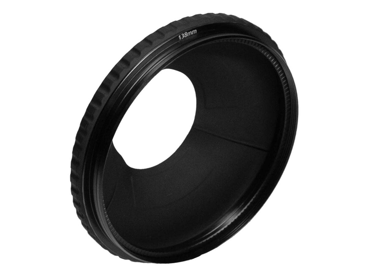 Bright Tangerine Black Hole Rubber Donut (143mm)