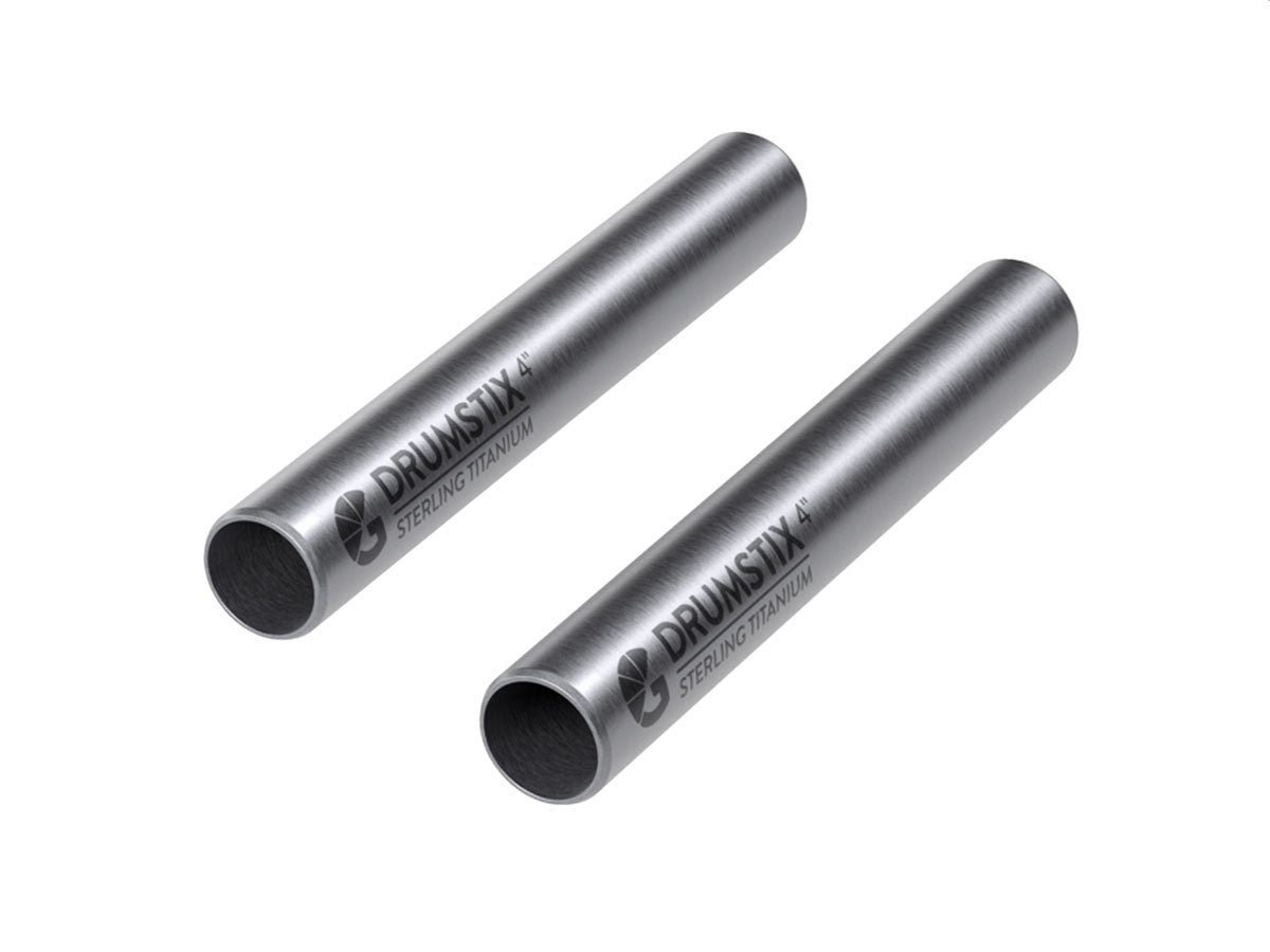 Bright Tangerine Drumstix 15mm Titanium Support Rods - 4" Pair (10.2cm)