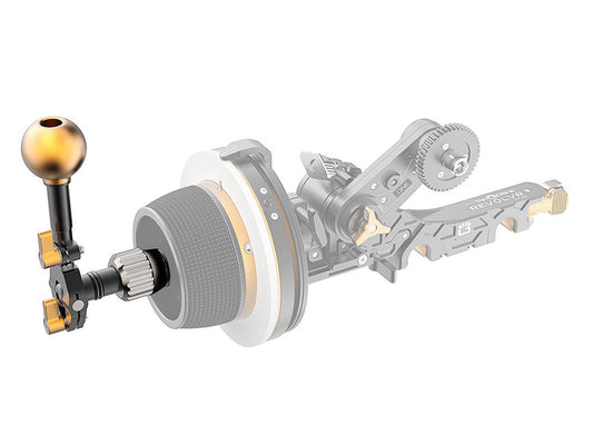 Bright Tangerine 4D Speed Crank with Zero Backlash Coupling