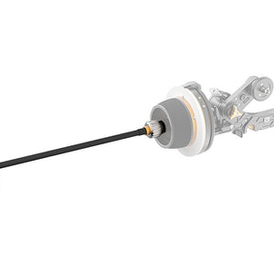 Bright Tangerine 10"/27cm Flexible Handwheel with Zero backlash Coupling