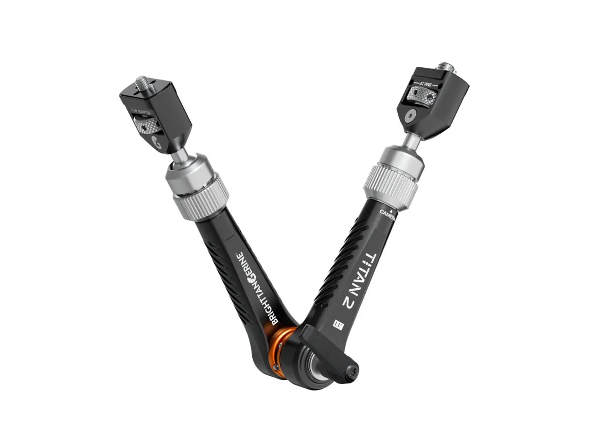 Bright Tangerine Titan Arm 2 (3/8" AT - 1/4" AT) - London Fog