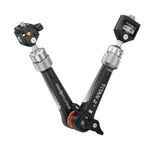 Bright Tangerine Titan Arm 2 Ti (3/8" AT - NATO QR) - London Fog