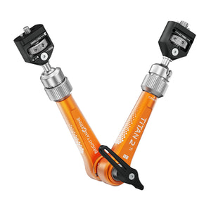 Bright Tangerine Titan Arm 2 Ti (3/8" AT - 1/4" AT) - Tangerine