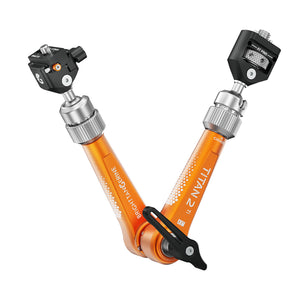 Bright Tangerine Titan Arm 2 Ti (3/8" AT - NATO QR) - Tangerine