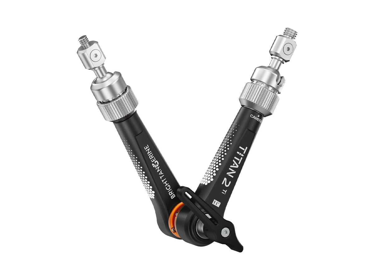 Bright Tangerine Titan Arm 2 Ti (3/8" - 1/4") - London Fog