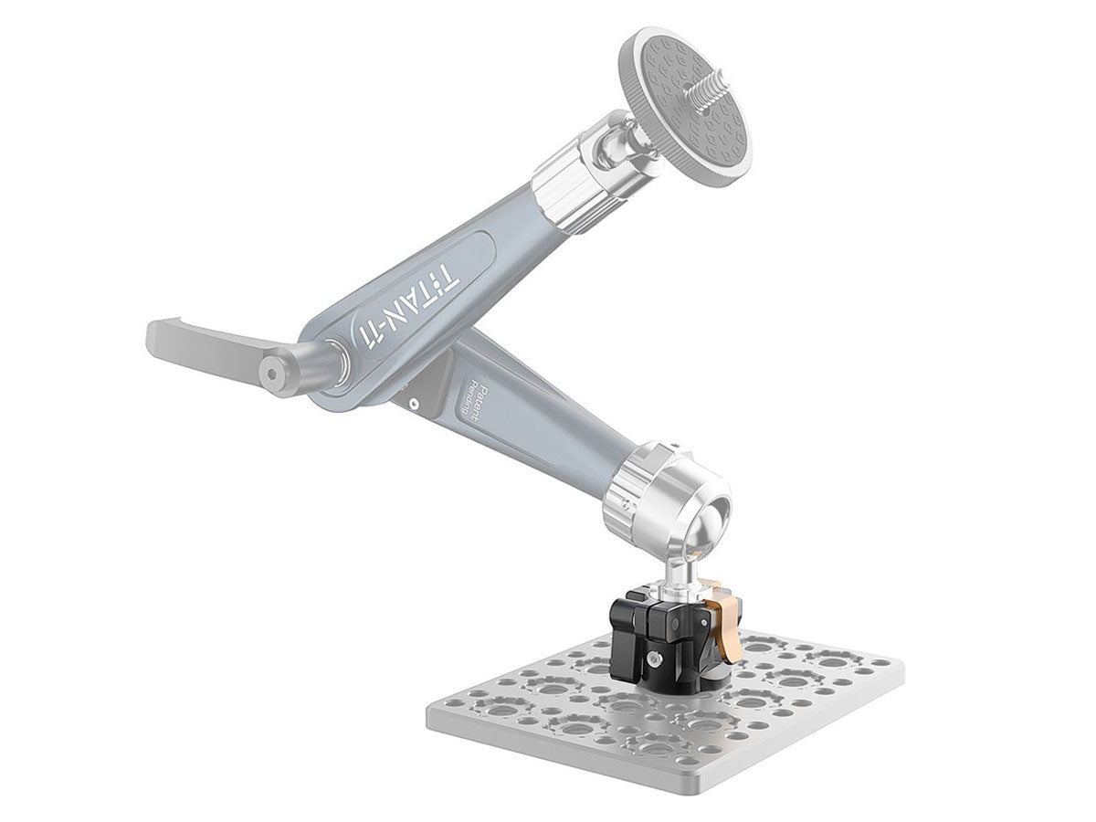 Bright  Tangerine 3/8" Anti-Twist Quick Release Bracket